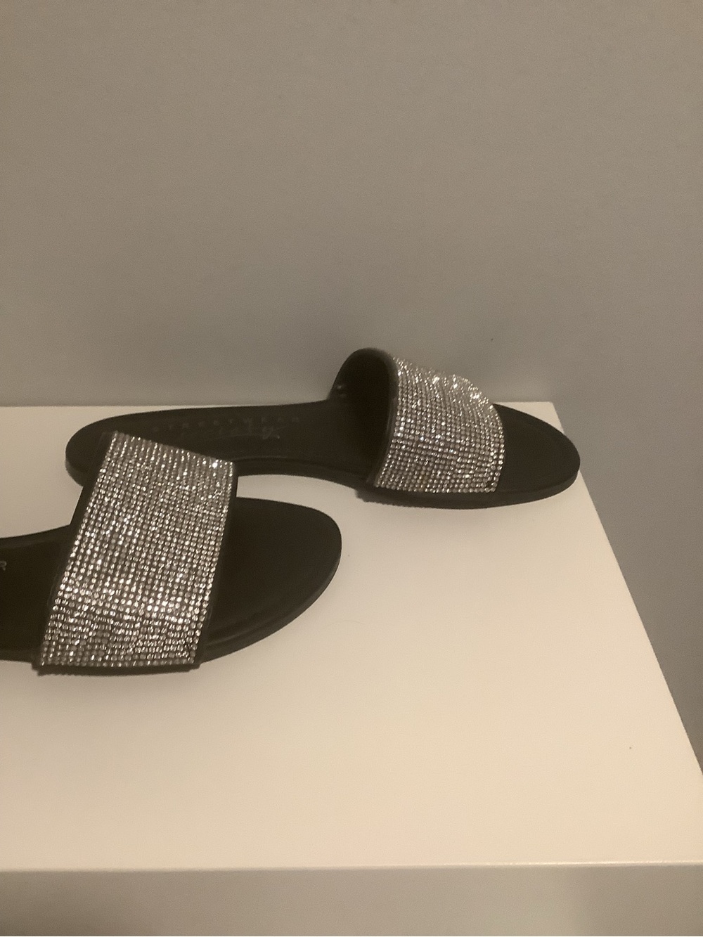 Bundle item ~ Rhinestone Slide Sandals - Picture 3 of 4